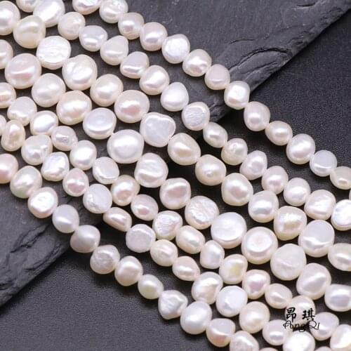 Natural Freshwater Pearl Beads High Quality 38cm Punch Loose Beads for DIY Women Elegant Necklace Bracelets For Jewelry Making