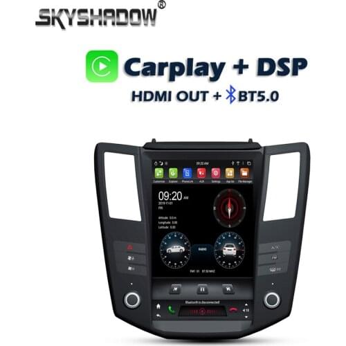 Carplay Tesla Car DVD Player DSP IPS PX6 Android 9.0 4G+64G SIM GPS RDS Radio Wifi BT 5.0 for LEXUS RX300 RX330 RX350 2004-2007