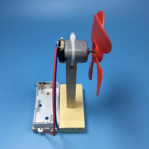 DIY Electric Fan Model Kit Kids Science Experiment Toys School Project Kindergarten Creative Assembled STEM Education