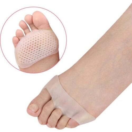 Breathable Silicone Massage Shoe Insert Honeycomb Forefoot Heel High Care Insoles Insole 1Pair Gel Shoe Pad Health Shoes In E1I5