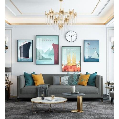 Art Wall Pictures Decor obrazy plakat New York Berlin Japanese Art Minimalist Travel City Poster Print Painting Canvas