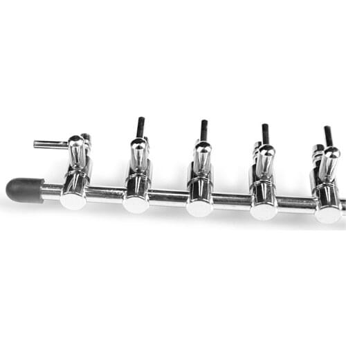 Stainless Steel Oxygen Lever Pump Aquarium Air Flow Tube Air Distributor Aquarium Control Valve Durable Air Splitter