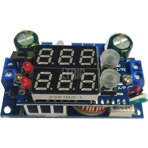 LTRIG customized 1Pcs DC-DC 5A electrolytic converter, digital LED solar voltage regulator vehicle battery charging test