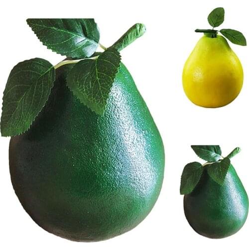 Cute Artificial Fruit Lifelike Pomelo Fake Fruit Foam Fruit Teaching Prop Table Decor Photography Props Home Decoration Supplies
