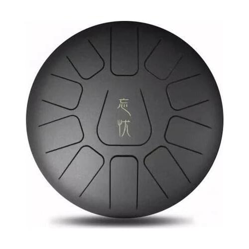 12 Inch Mini Drum 11 Tone Steel Tongue Percussion Drum Handpan Instrument With A Carry Bag Musical Instruments