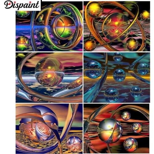 Dispaint Full Square/Round Drill 5D DIY Diamond Painting "Color planet landscape" 3D Embroidery Cross Stitch 5D Home Decor Gift