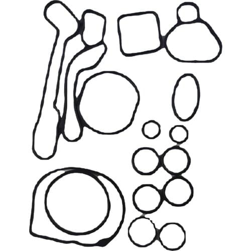 1 Set of Heat Exchanger Gaskets Engine Oil Cooler Repair Kit For Cruze Opel Orlando Astra 55355603 93186324 55353322 55353320