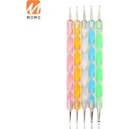 Nail Color Rod Diamond Pen Painting Pen Double-Headed Polka Dot Bead Hook Brush Diamond Tool