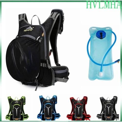 18L Outdoor Sport Cycling Run Water Bag Storage Hydration Pocket Backpack UltraLight Hiking Bike Riding Pack Bladder Knapsack
