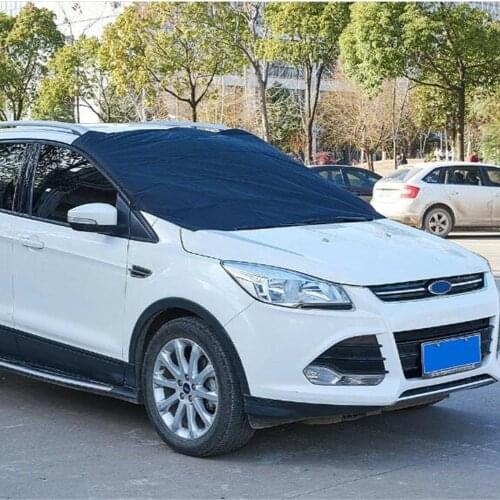Car Windshield Snow Frost Sunshade Cover Magnetic Edges Front Window Protector