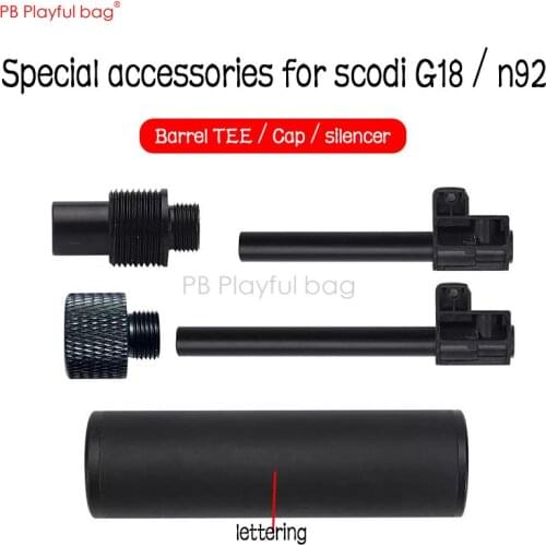 Outdoor sports tactical competitive toy SKD G18 n92 upgrade material tube t fire hat silencing water bullet gun parts pd21