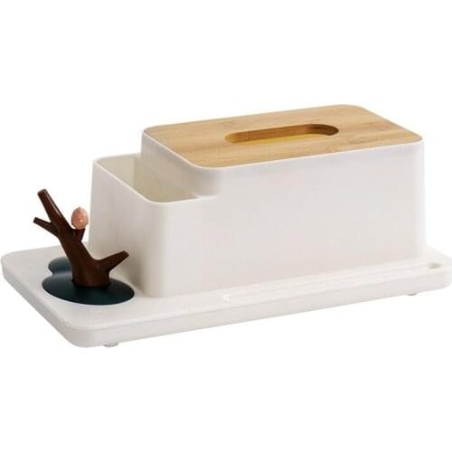 Wonderlife 1Pc Night Light Tissue Box Household Napkin Container Home Decoration Ornament