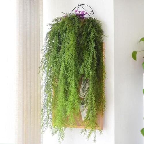 1Pc Artificial Fake Plant Green Leaves Vine Home Hanging Garland Garden Decor New