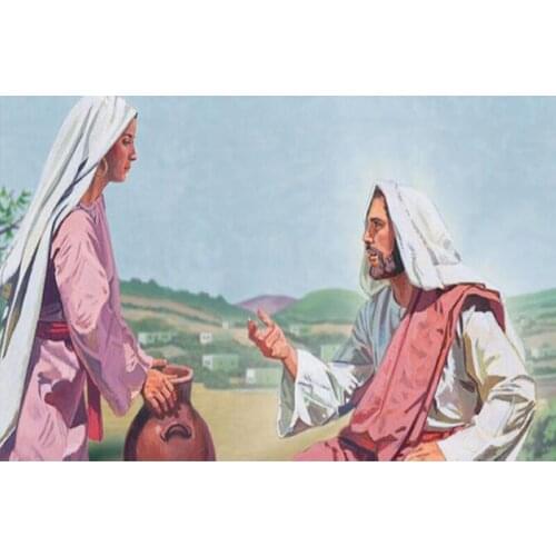 100% Full 5D Diy Square/Round Daimond Paintings Jesus Talk about 3D Diamond Painting Rhinestones Paintings Embroidery gift L806