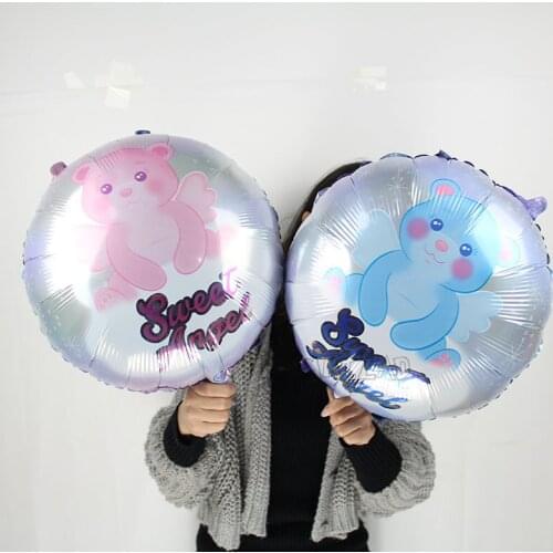 18inch sweet angel boy girl balloons lovey angel helium foil globos baby shower happy birthday party decoration kids ballons