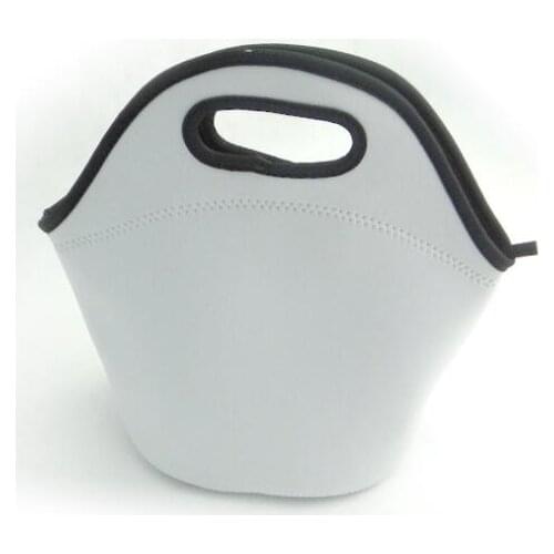 2pcs Sublimation DIY White Blank Neoprene Lunch Bag