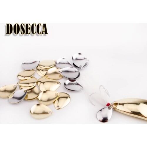 20pcs/lot Fishing Spinner Spoons Tackle DIY bait fishing tool lure accessories Sequins Noise Red Heart Slice