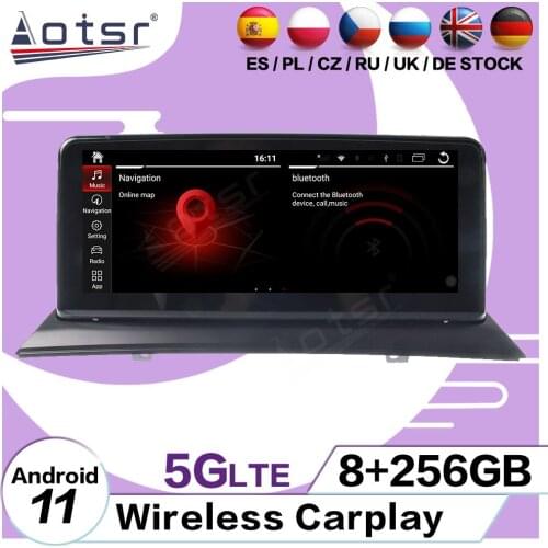 256GB Carplay Android 11 For BMW X3 X4 F25 F26 E83 2004 2005 2006 2007 2008 2009 2010 CCC CIC NBT GPS Car Stereo Radio Head Unit