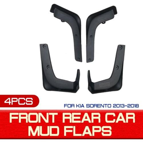 Car Front Rear Car Mudguards Fender for KIA SORENTO 2013 2014 2015 2016 2017 2018 Flare Mud Guard Flap Anti Splash Mudflap