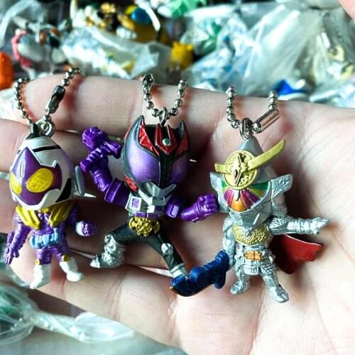 Bandai Genuine Brand New Kamen Rider UDM Capsule Key Chain Gaim Den-O Fourze Kiva Mini Model Toys