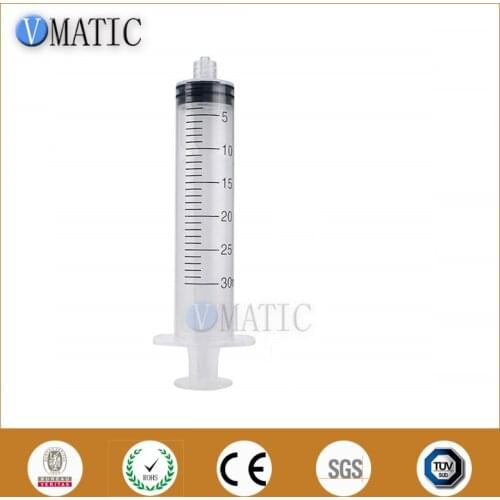 Free Shipping Non Sterilized High Recommendation 30ml/30cc Luer Lock Plastic Syringe