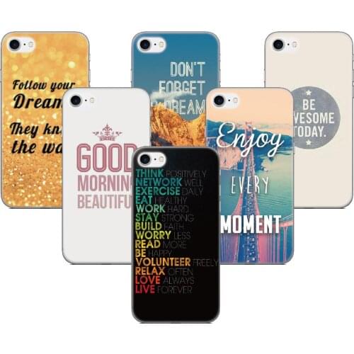 For iPhones 12 Mini 11 Pro XS Max XR X 6 7 8 Plus SE2 SE 2020 Life Quote Phone Case For iPod Touch 7 6 5 Soft Silicone Cover