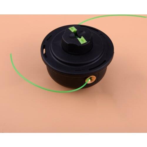M8 X 1.25 Black Trimmer Dual Line Bump Feed Head Fit For Most Strimmer Brush Cutter