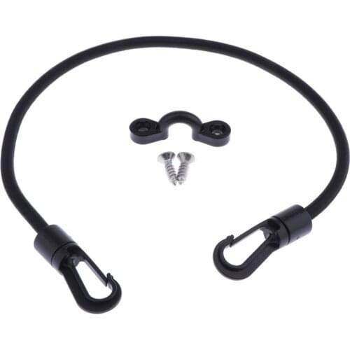 Kayak Cord Paddle Fishing Rod Holder With Double End Hook Accessories