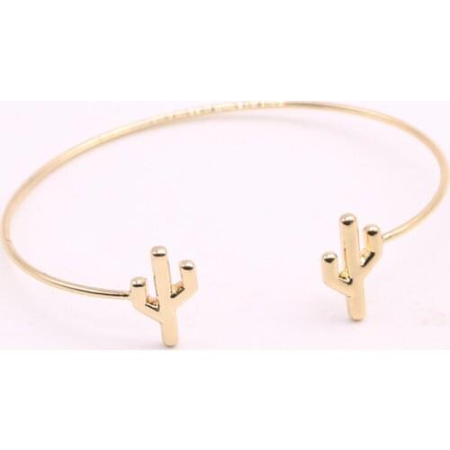 Child interest cactus bangles for girls Drought resisting cactus women bangles and