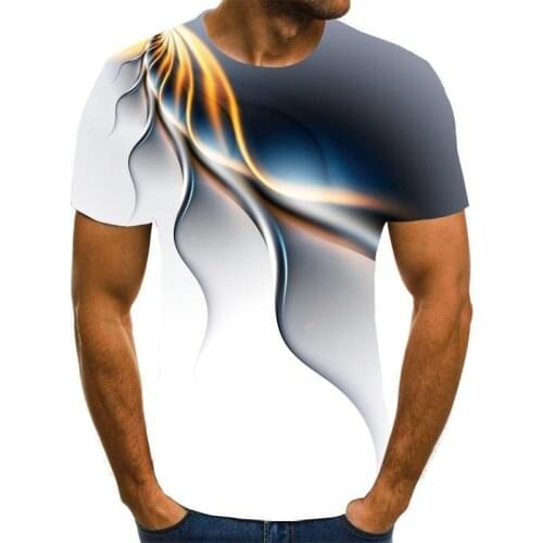 Popular Men Tshirt Short Sleeve 3D Printed Lightning T-shirt Uniquely Raindrop T-shirt Loose O-neck Summer Mens Clothes 6XL