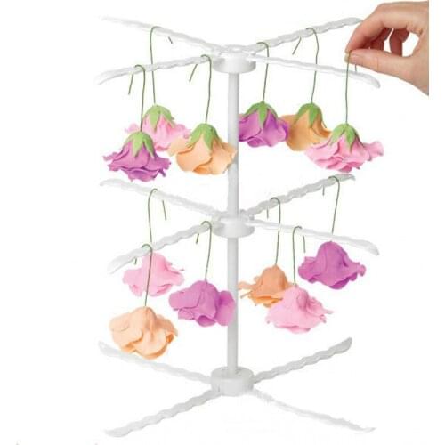 H31.5cm Three-layer Cake Stand For Drying Cakes Food Grade Plastic Practical Dessert Rack Chocolate Drying Kitchen Baking Tools