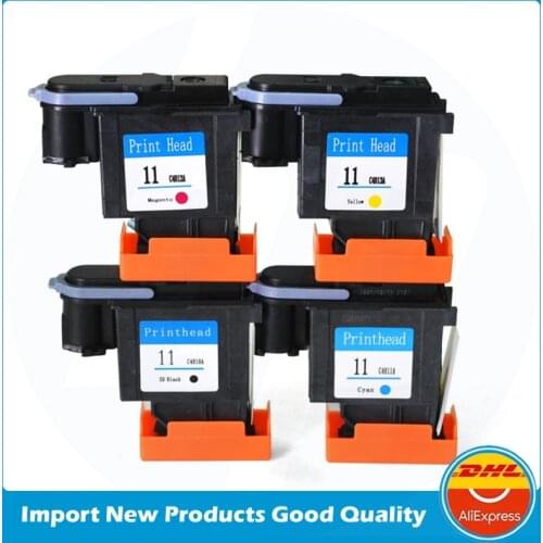 Import New C4810A C4811A C4812A C4813A For HP 11 printhead For HP Designjet 70 100 110 111 120 500 510 800 Printheads Printer