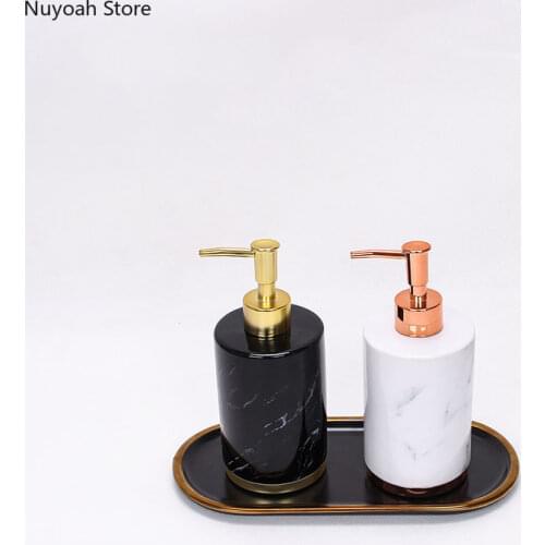 Ceramic Toothbrush Cup Wash Set Nordic High-end Soap Dish/lotion Bottle/toothbrush Holder Bathroom Decoration Accessories