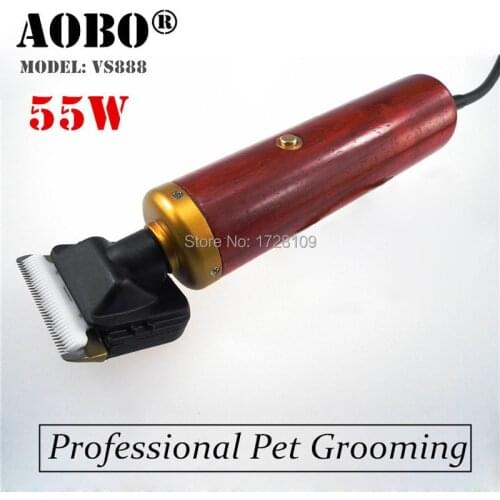 Red&Yellow! Professional Pet Trimmer Dog Shavers Cattle Rabbits Shaver 55W High Power pet Grooming Electric Hair Clipper Machine