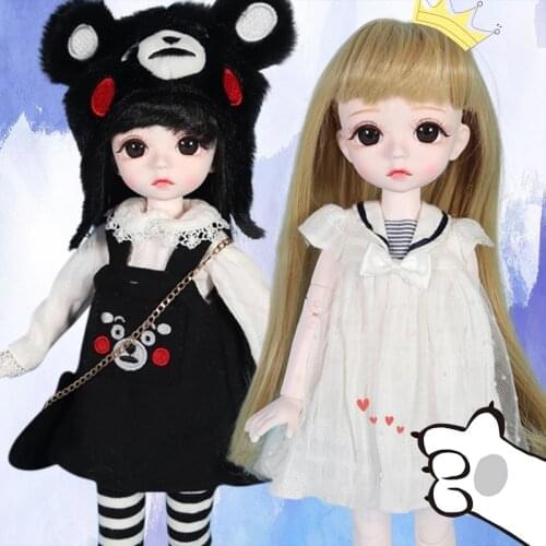 DBS DREAM FAIRY Doll 1/6 BJD mechanical joint Body With makeup wig eyes clothes shoes girls SD