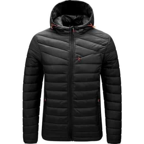 Men 2021 Winter Brand Casual Warm Jacket Men New Fashion Thick Windproof Parker Jacket Autumn Windproof Hat Parker Jacket Men