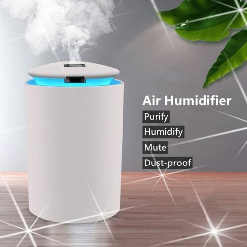 NEW 260ML Ultrasonic Air Humidifier Essential Oil Diffuser For Home Car USB Fogger Mist Maker With LED Night Lamp Mute