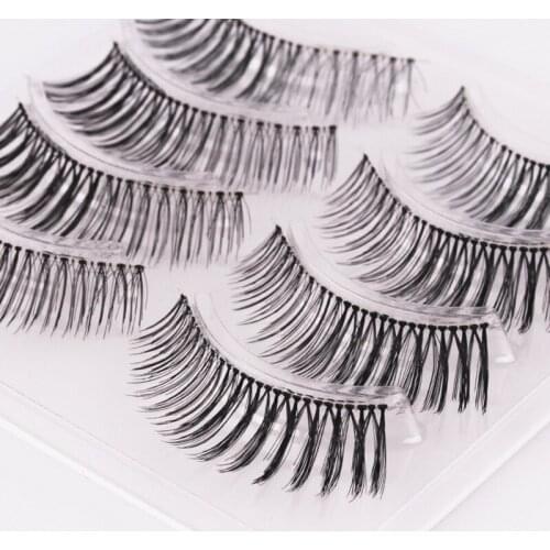 NEW Invisible Band Transparent Strip Lash Soft Comfortable Reusable False Eyelashes Natural Long Wispy Eye Lashes Makeup Tools