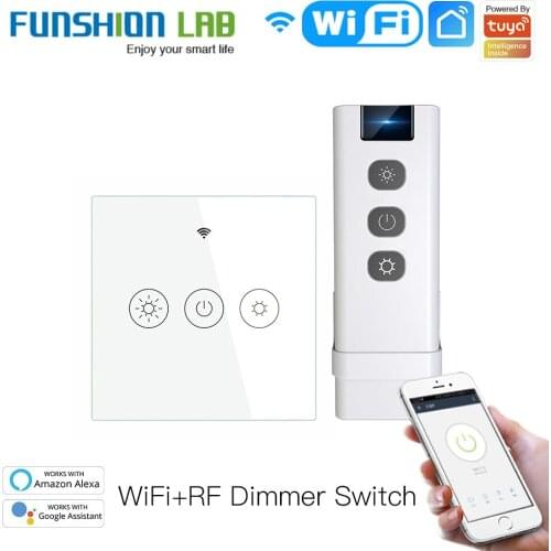 New WiFi RF Smart Light Dimmer Switch 2/3Way Muilti-Control Smart Life/Tuya APP Control Works with Alexa Google Voice Assistants