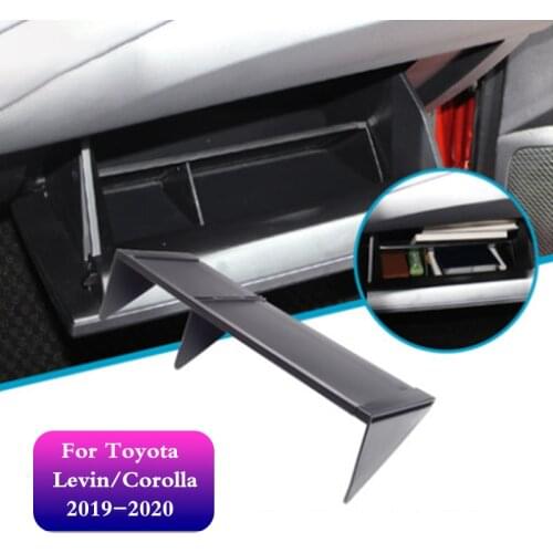 ABS Material For Toyota Levin/Corolla Anti-scratch Copilot Glove Box Hight Temperature Partition Car interior decorations