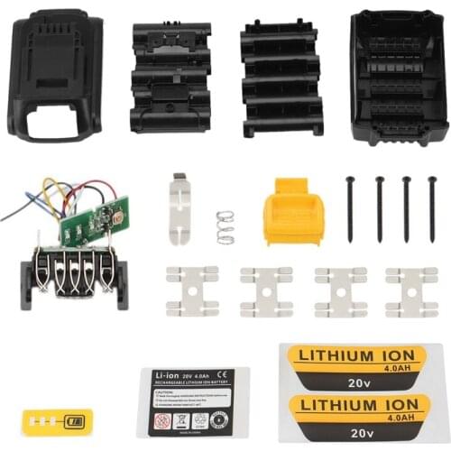 DCB200 Battery Plastic Case (No Battery Cell ) PCB Circuit Board for Dewalt 18V 20V DCB200 Li-Ion Battery