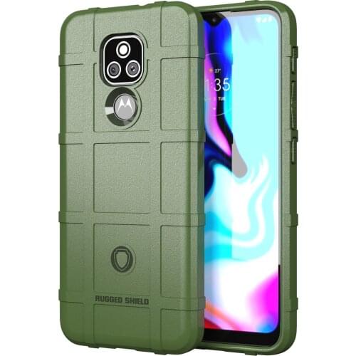 Spot Sale Case For Motorola E7 Plus Half-Wrapped TPU Protector Shockproof Armor Silicone Back Cover For Moto E7 Plus Case 6.5