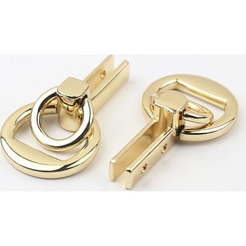Bag Handle Decorative Buckles Fashion Handbag Strap Connector Metal Buckle Hanger DIY Hardware Accessories