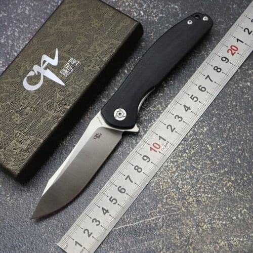 CH3516-G10 Folding Knife D2 Blade steel+G10 Handle Outdoor Camping Hunting Fishing Trekking Cycling Pocket Fruit EDC Tools
