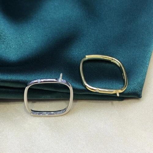 Bridal Gift 925 Sterling Silver Adjustable Free Size Ring Settings Findings Mountings Parts for Pearl Corals Jade Crystal Agate