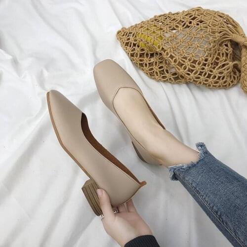 Shoes Women Heels Heel Shoes Womens 2021 Spring Autumn New Shoes Chaussure Femme Zapatos Mujer