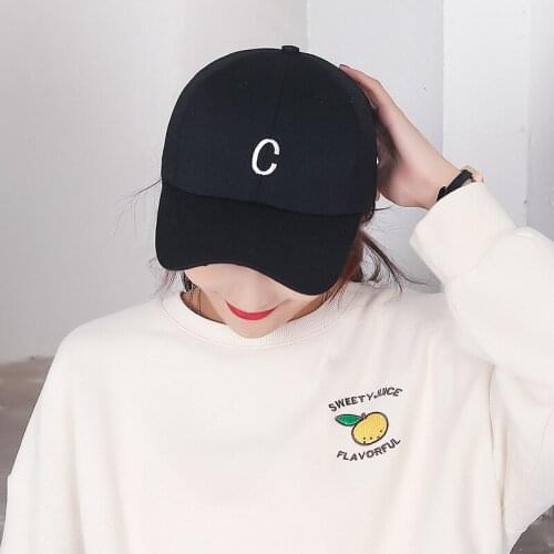 Embroidered Letters Baseball Cap Adjustable Trucker Hat Unisex Sun hat for Golf Cycling Running Fishing