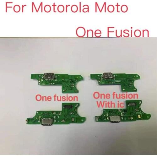 10pcs New USB Port Charging Board For Motorola Moto One Fusion Onefusion USB Charging Dock Port Flex cable Repair Parts