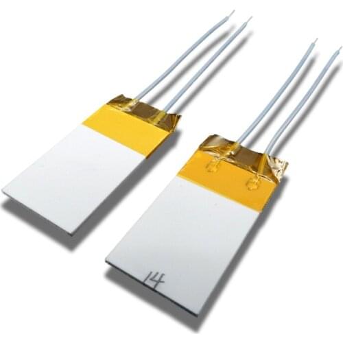 2 pcs High temperature ceramic heating sheet MCH alumina heating sheet 35 * 20MM5v12v24v220V industrial electric heating sheet