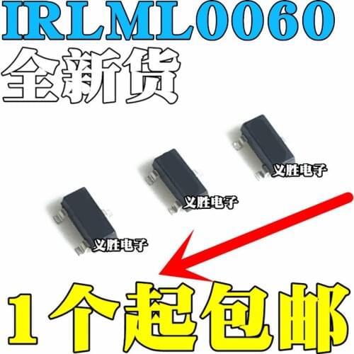 30pcs/lot IRLML0060TRPBF SOT-23 N 60V/2.7A MOSFET